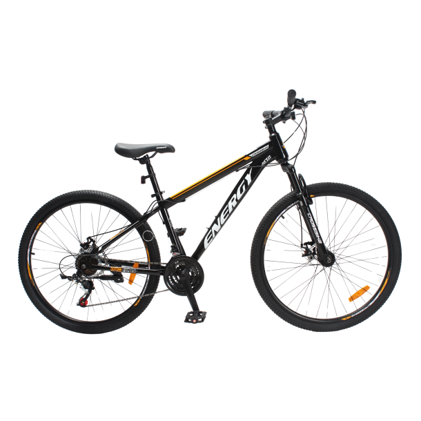 Велосипед CrossBike Energy 27.5" 15" Черный-Оранжевый