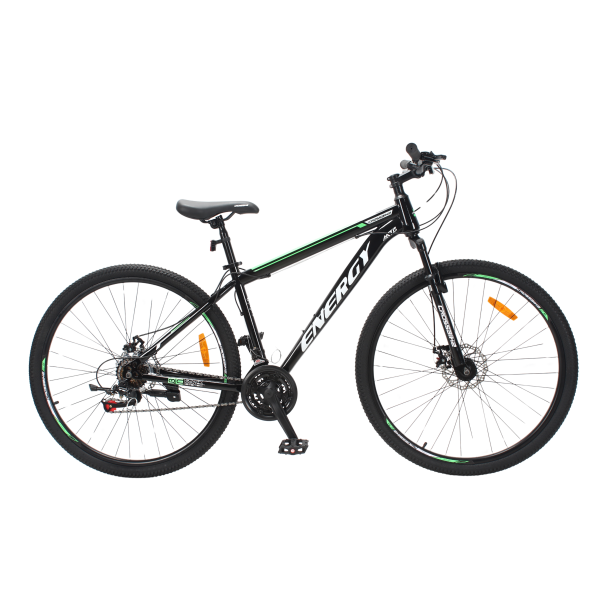 Велосипед CrossBike Energy 29" 17" Чорний-Зелений
