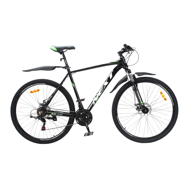 Велосипед Crossbike Next 2025 29" 22" Черный-Зеленый