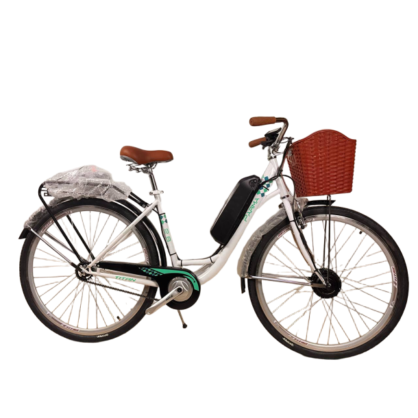 Електровелосипед Titan Parma 28" 18" Білий 350W 36V10Ah з дисплеєм