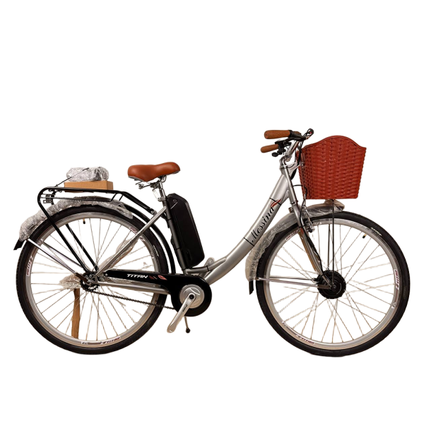 Електровелосипед Titan Messina 28" 18" Сірий 350W 36V10Ah з дисплеєм