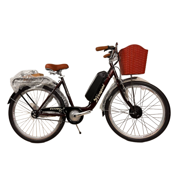 Электровелосипед Titan Neapol 26" 18" Коричневый 350W 36V10Ah с дисплеем