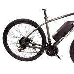 Велосипед CrossBike Tracker 29" 18" Чорний-Сірий задній 500W 48V10Ah