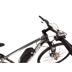 Велосипед CrossBike Tracker 29" 18" Чорний-Сірий задній 500W 48V10Ah