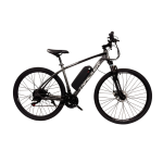 Велосипед CrossBike Tracker 29" 18" Чорний-Сірий задній 500W 48V10Ah