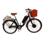 Електровелосипед Titan Neapol 26" 18" Коричневий передній 500W 48V10Ah