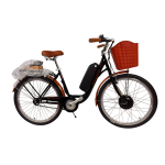 Електровелосипед Titan Sorento 26" 18" Чорний передній 500W 48V10Ah
