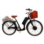 Електровелосипед Titan Palermo 26" 16" Чорний передній 500W 48V10Ah