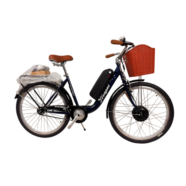 Електровелосипед Titan Neapol 26" 18" Синій передній 500W 48V10Ah