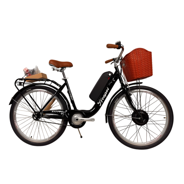 Електровелосипед Titan Neapol 26" 18" Чорний передній 500W 48V10Ah