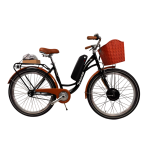 Електровелосипед Titan Verona 26" 18" Чорний передній 500W 48V10Ah