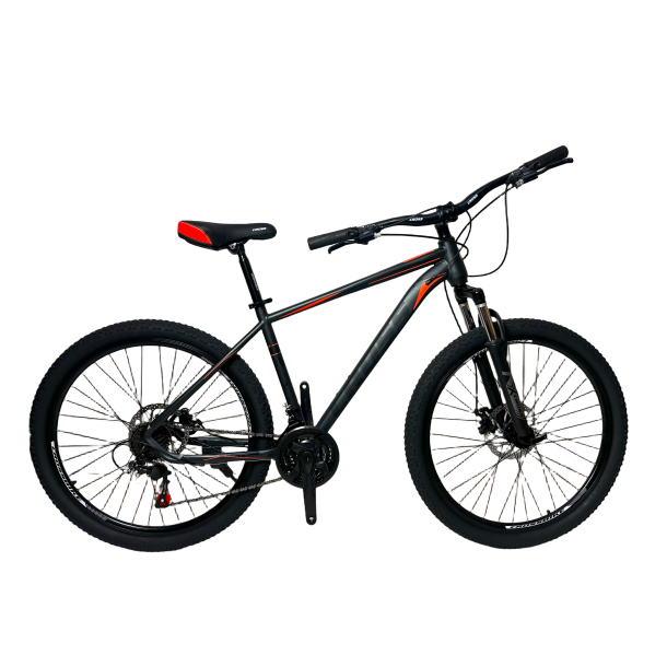 Велосипед Cross Forest 27.5" 18" Сірий-Помаранчевий