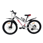 Велосипед Crossbike Dragster Susp 24" 11" Белый-Красный