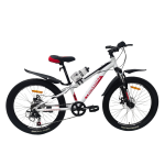 Велосипед Crossbike Dragster Susp 24" 11" Белый-Красный