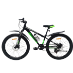 Велосипед Crossbike Dragster Susp 26" 13" Чорний-Зелений