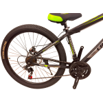 Велосипед CrossBike Storm 27,5" 15" Чёрный-Зеленый