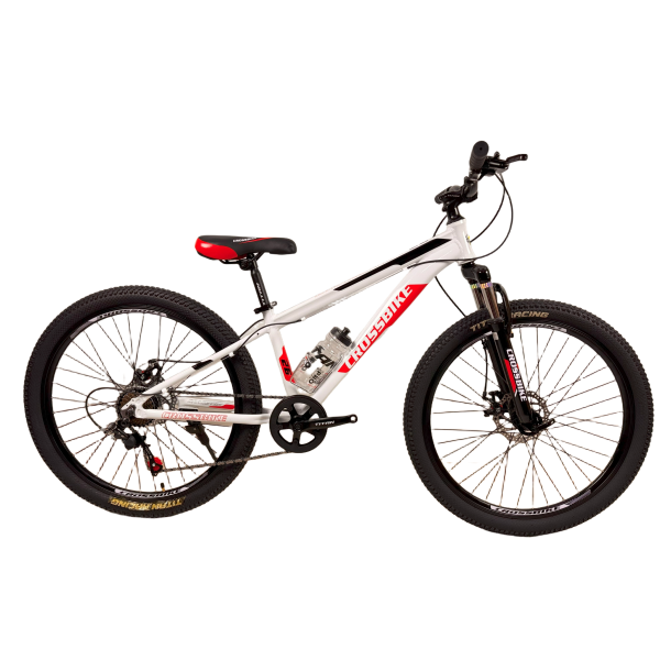 Велосипед Crossbike Dragster Susp 26" 13" Белый-Красный