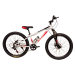 Велосипед Crossbike Dragster Susp 26" 13" Білий-Червоний