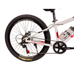 Велосипед Crossbike Dragster Susp 26" 13" Белый-Красный