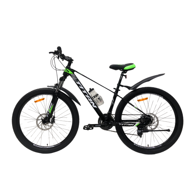 Велосипед Titan Canyon 27,5" 17" Чорний-Зелений