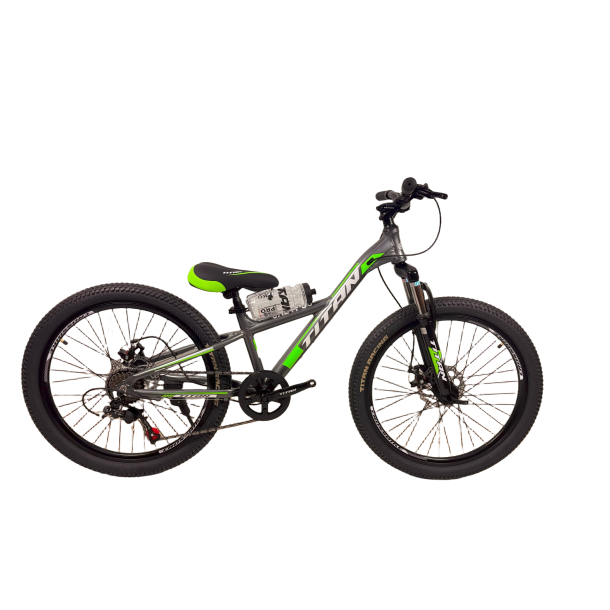 Велосипед Titan CALYPSO 24"11" Темно-сірий-Зелений