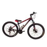 Велосипед CrossBike Everest 27.5" 15" Чёрный-Красный