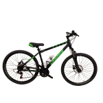 Велосипед Cross Focus 27.5" 17" Чорний-Зелений