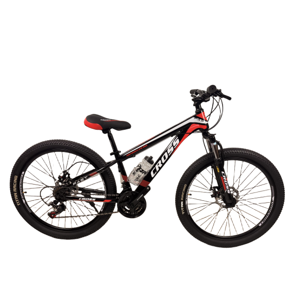 Велосипед Cross FAST 26" 13" Черный-Белый-Красный