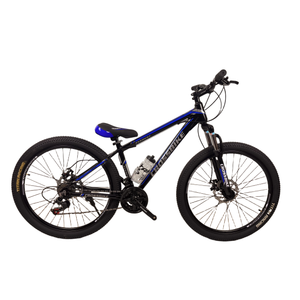 Велосипед CrossBike Everest 27.5" 15" Чёрный-Синий