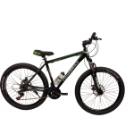 Велосипед CrossBike Everest 27.5" 19,5" Чёрный-Зеленый