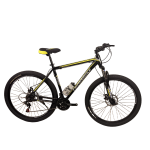 Велосипед CrossBike Everest 29"21" Чорний-Жовтий