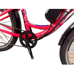 Электровелосипед Cross Betty 26" 13" Светло зеленый-Синий MXUS FX-07 F36V7,5Ah