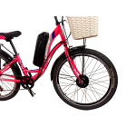 Электровелосипед Cross Betty 26" 13" Светло зеленый-Синий MXUS FX-07 F36V7,5Ah