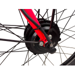 Электровелосипед Cross Betty 26" 13" Светло зеленый-Синий MXUS FX-07 F36V7,5Ah