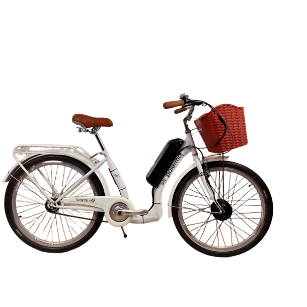 Електровелосипед Titan Palermo 26" 16" Білий передній 350W 36V10Ah