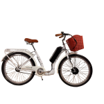 Електровелосипед Titan Palermo 26" 16" Білий передній 350W 36V10Ah