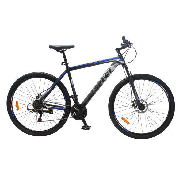 Велосипед CrossBike RESPECT 29" 21" Чорний-Синій