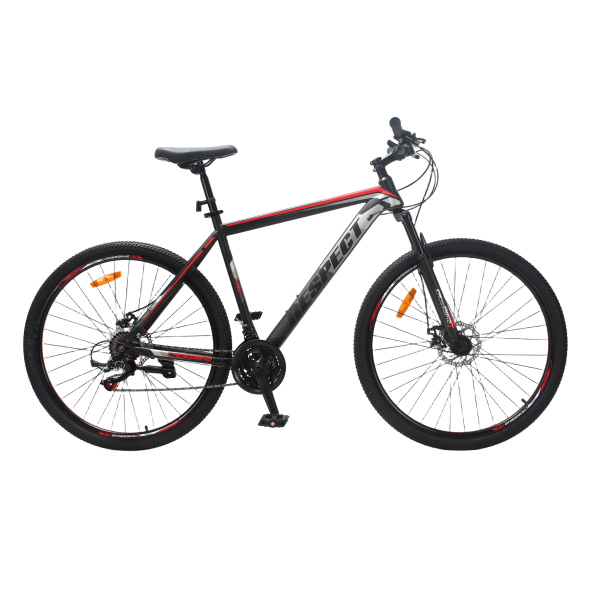 Велосипед CrossBike RESPECT 29" 21" Черный-Красный