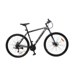 Велосипед CrossBike RESPECT 29" 21" Чорний-Сірий