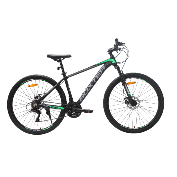 Велосипед CrossBike BOXTER 27.5" 17" Чорний-Зелений