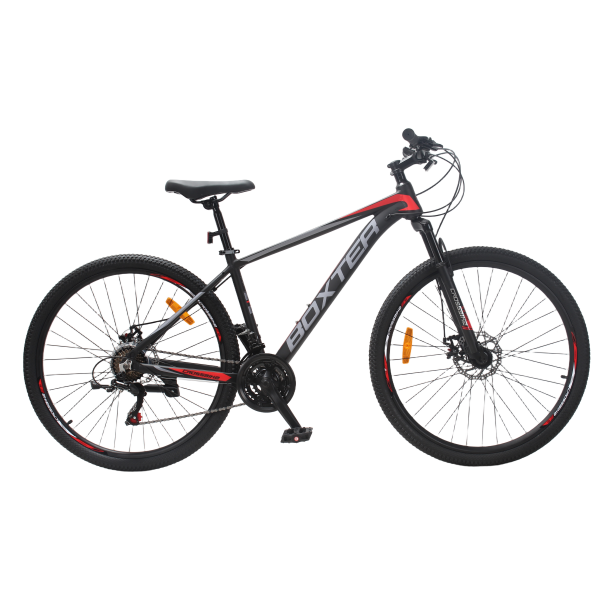 Велосипед CrossBike BOXTER 27.5" 17" Чорний-Червоний