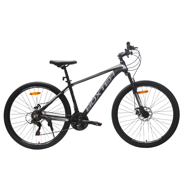 Велосипед CrossBike BOXTER 27.5" 17" Чорний-Сріблястий