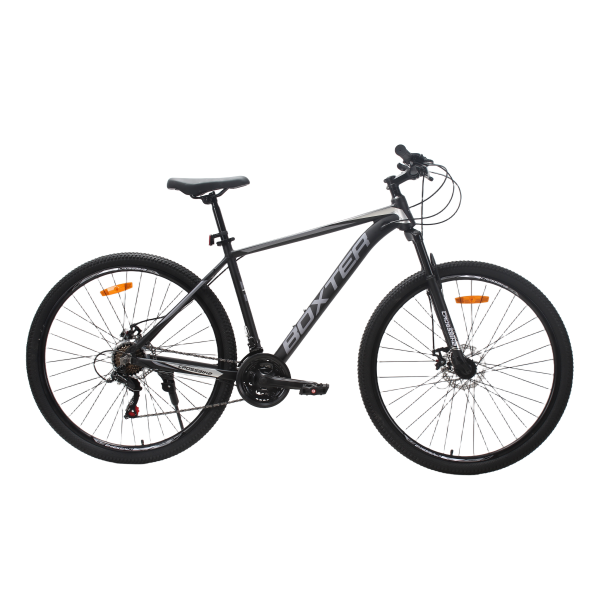 Велосипед CrossBike BOXTER 29" 19" Чорний-Сріблястий
