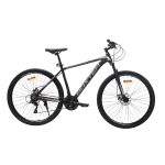 Велосипед CrossBike BOXTER 29" 19" Чорний-Сріблястий