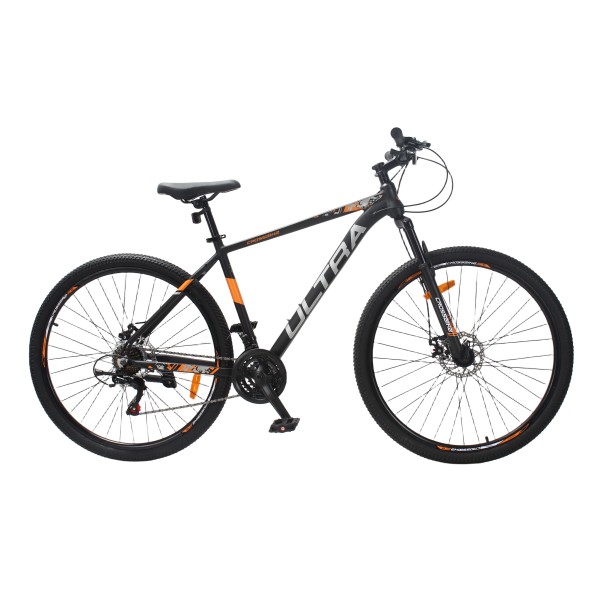 Велосипед CrossBike ULTRA 29" 19" Чорний-Помаранчевий