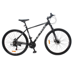 Велосипед CrossBike ULTRA 29" 19" Чорний-Сріблястий