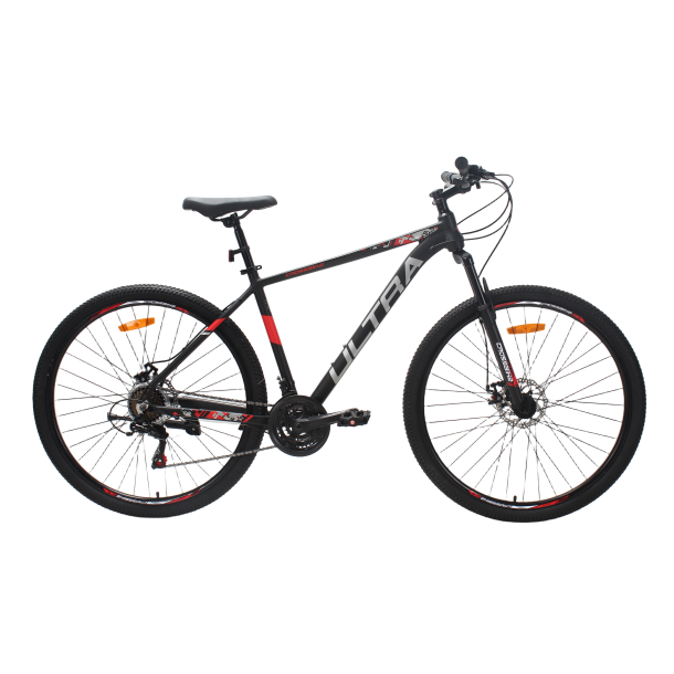 Велосипед CrossBike ULTRA 29" 19" Чорний-Червоний
