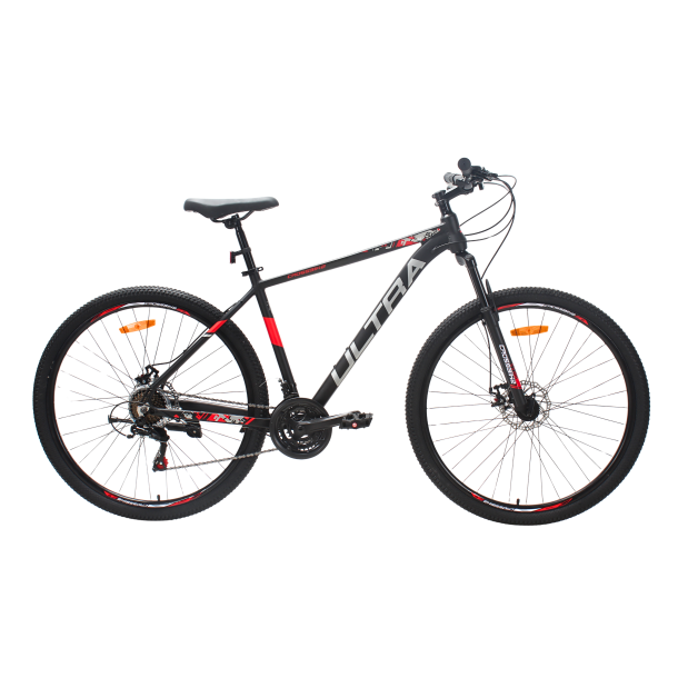 Велосипед CrossBike ULTRA 29" 19" Чорний-Червоний