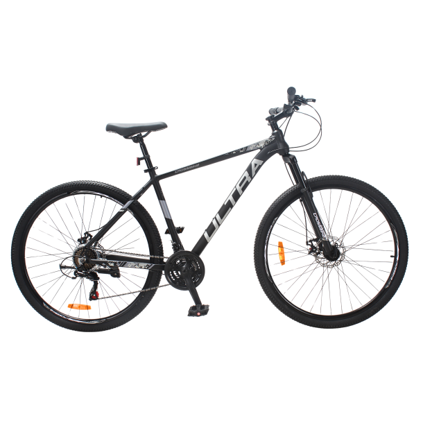 Велосипед CrossBike ULTRA 29" 19" Чёрный-Серебристый