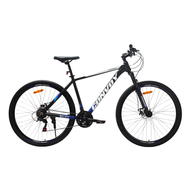Велосипед CrossBike CONVOY 29" 19" Чорний-Синій